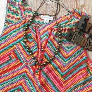 COLDWATER CREEK 100% Polyester Sleeveless Top